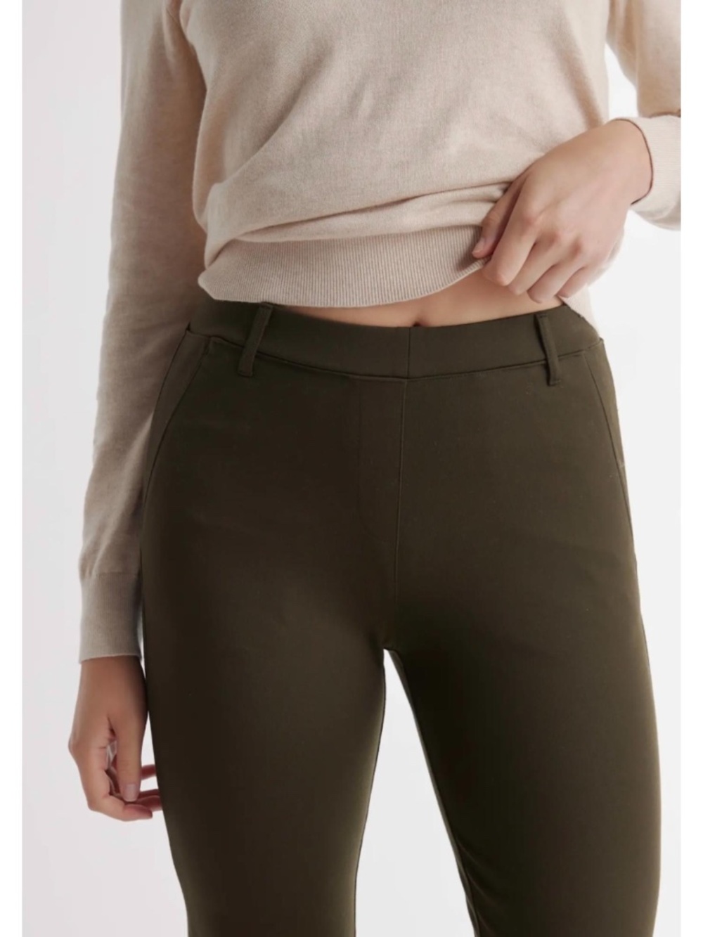Quince Ultra-Stretch Ponte Bootcut Pants 30" - Picture 4 of 10